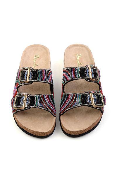 Bambi Black Women's Slippers K04678080787