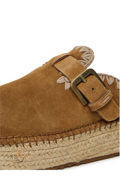 Mou Espadrile pentru femei maro MOU-MU.SW641000A COG COGNAC