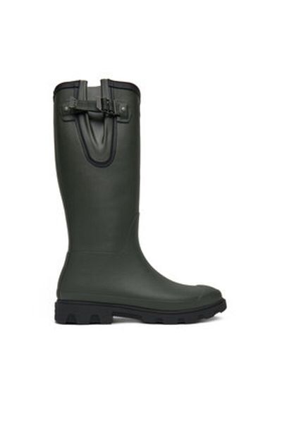 Hunter Men's Wellington Boots green HUNTER-HFRM0003251 DARK OLIVE/BLACK