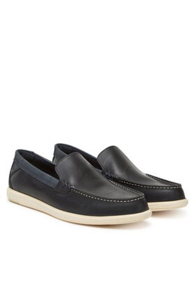 CLARKS Mocasini bărbătești albaștri CLARKS-26181278 538 PIELE BLEUMARINĂ