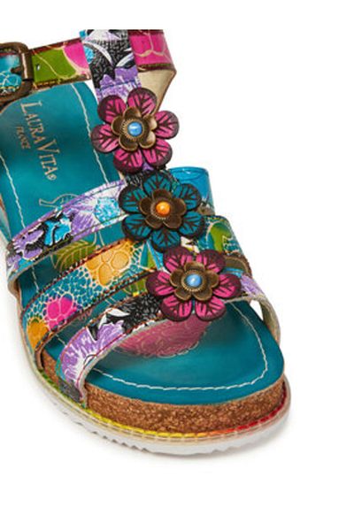 LAURA VITA Women's Sandals green LAURA VITA-BONITO 30 TURQUOISE