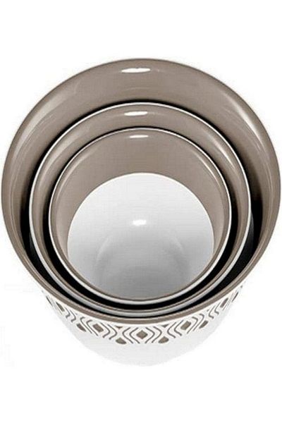 Stefanplast 3-Piece Tosca Multipurpose Plastic Bowl with Lid