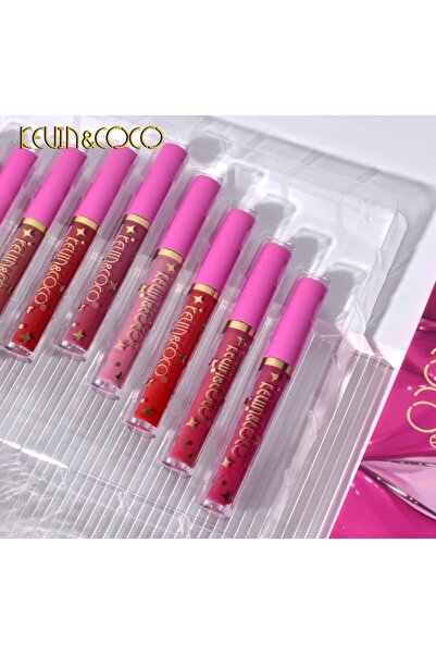 Flippy Set Luciu de Buze Kevin&Coco, 12 Bucăți, Roșu, Roz, Nuanțe Nude, Cutie, 26.5x16.5x2.2 Cm, 200 G