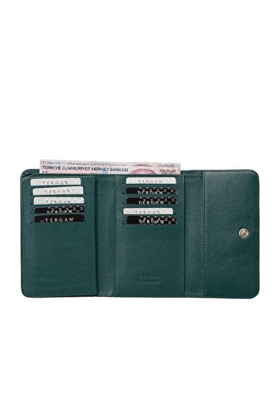 Tergan Green Genuine Leather Women's Wallet - S1Cb00005730-S8H