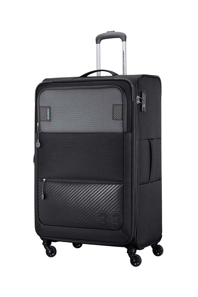 American Tourister Majoris 81cm Soft-Sided Luggage with TSA Lock – Black