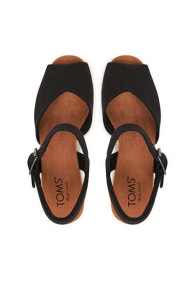 Toms Espadrile negre pentru femei TOMS-10021982 BLACK