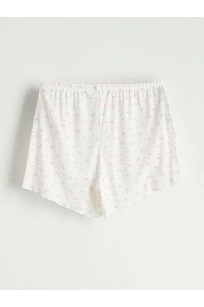 LC Waikiki Elastic Waist Printed Women's Shorts Pajama Bottoms
