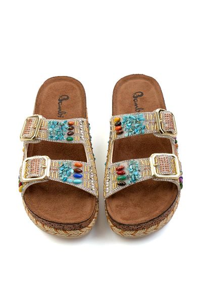 Bambi Bronze Women's Slippers K04784010087