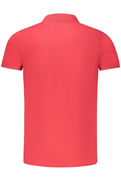 Norway Men's Simple Polo Shirt With Logo, Red