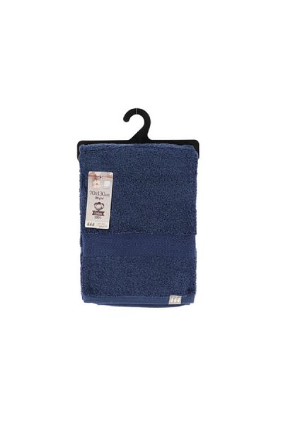 Tendance Premium Cotton Highly Absorbent Soft Bath Towel Navy Blue 70 x 130cm