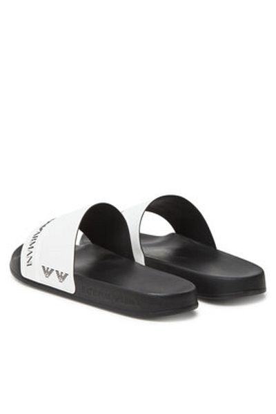 EA7 Emporio Armani Men's Flip-flops white EA7 EMPORIO ARMANI-7X000110 AF15128 FC079 BLACK/WHITE