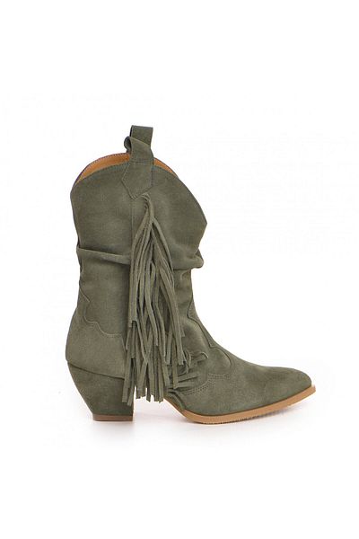 Vanilla Days Lithuania Green Suede Shoes