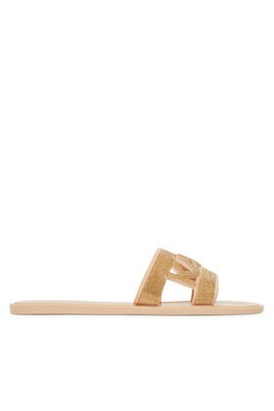 Karl Lagerfeld Sandale damă aurii KARL LAGERFELD-KL80005S VGD GOLD RUBBER