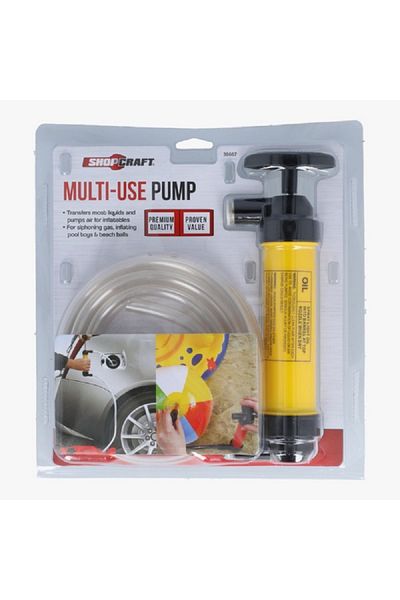 shop Premium Quality Multi-Use Siphon Pump Black and Yellow