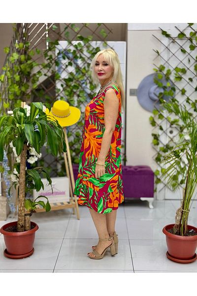 Punta Otantik Ml16073 Viscose Milano Dress