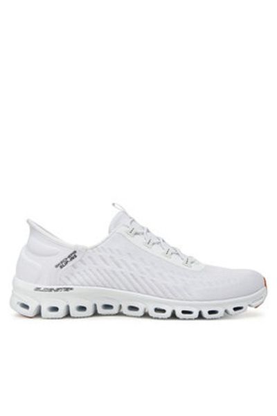 SKECHERS Teniși de damă albi SKECHERS-104574 WBK