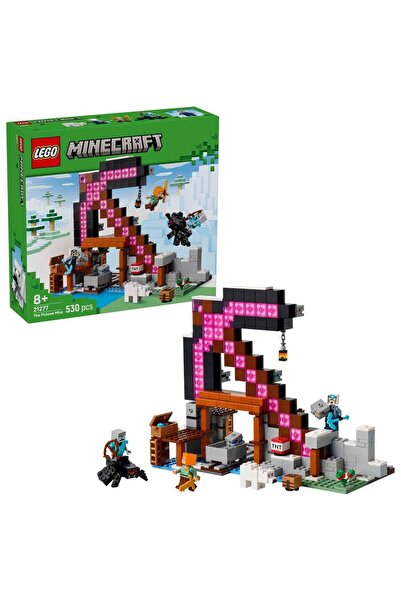 LEGO Minecraft Kazma Madeni 21277 - 8 Yaş ve Üzeri Çocuklar için Video Oyunu Temalı, Dekoratif
