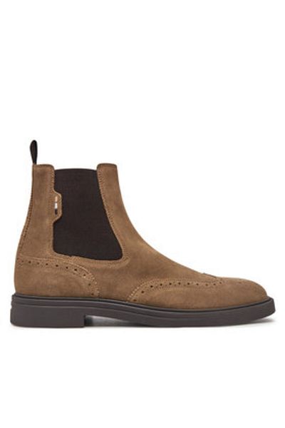 BOSS Ghete Chelsea bej pentru bărbați HUGO BOSS-50523007 CALEV_CHEB_BRSD 10262618 01 260