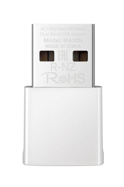 Mercusys Adaptor Wireless Mercusys MA30N, Dual Band, USB (Alb)