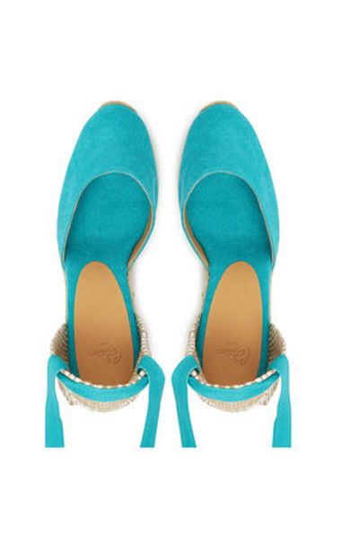 Castaner Espadrile de damă verzi CASTANER-021642-322 TURCĂ MARINĂ