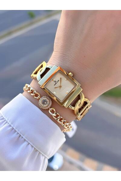 Daniel Klein Çelik Kordon 30 Mt Suya Dayanıklı 2 Yıl Garantili Kadın Kol Saati+Bileklik BYN.13966.4