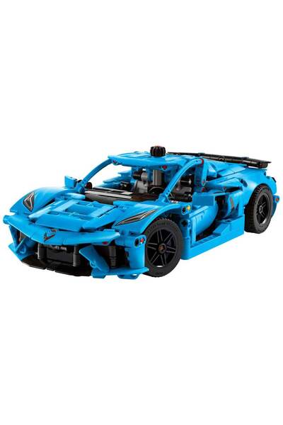 LEGO تكنيتشن شيفروليه كورفيت ستينغراي أزرق 42217 - للأطفال من سن 9 سنوات فما فوق التصويت الإبداعي