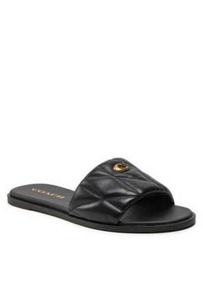Coach Women's Flip-Flops black COACH-CR047 BLK BLACK