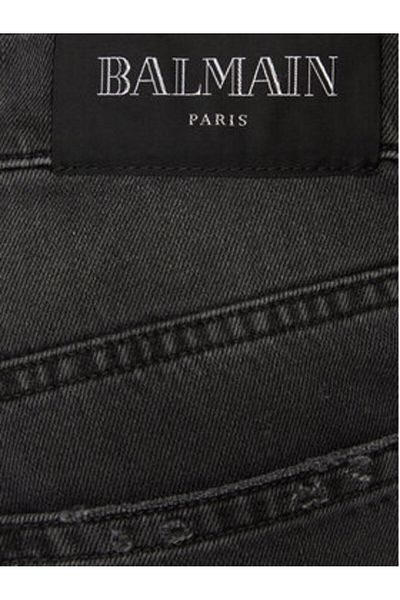 BALMAIN Men's Jeans gray BALMAIN-DH1MI043DE68 0PC