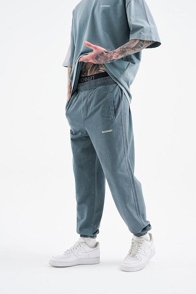 Machinist Men's Relaxed Washed Ghost Cloudy Sweatpants