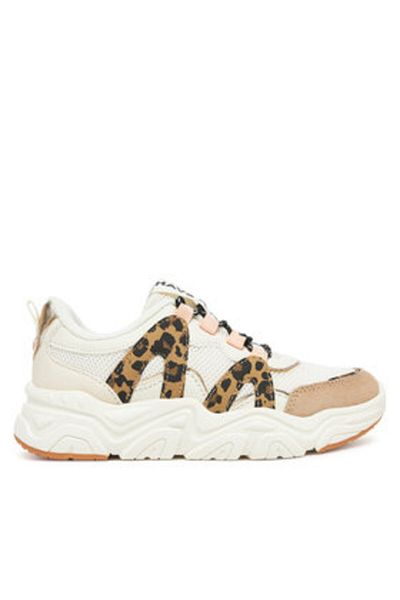 Gioseppo Teniși bej pentru fete GIOSEPPO-74962-P LEOPARD