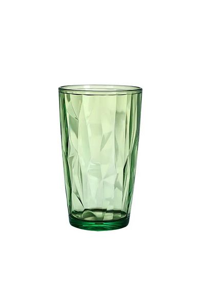rexa 4-Piece Acrylic Reusable Drinking Glasses – Fruit Juice & Water Cups for Bar & Hospital Use