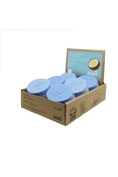 OEM Gel de dus solid si crema hidratanta cu cocos bio 12 buc x 55g Biolu