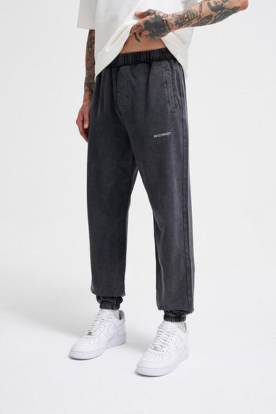 Machinist Men's Relaxed Washed Asphalt Sweatpants