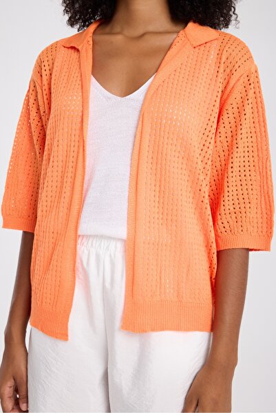 sumoda Γυναικεία καλοκαιρινή διάτρητη ζακέτα με μανίκια κάπρι, απαλή μερσεριζέ