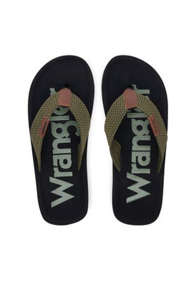 WRANGLER Men's Flip-Flops multicolor WRANGLER-20251044 .57B OLIVE/ BLACK