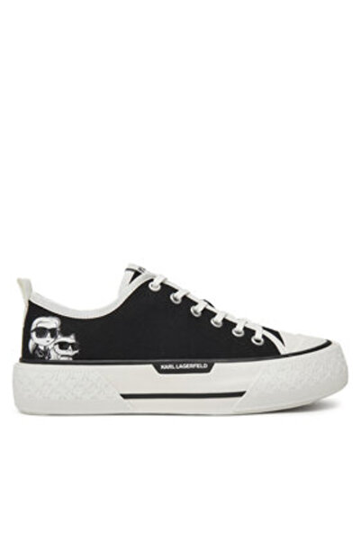 Karl Lagerfeld Teniși de damă negri KARL LAGERFELD-KL60614T 900 NEGRU CANVAS