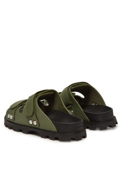 Hunter Șlapi de damă verzi HUNTER-HFRU0004251 LICHEN GREEN