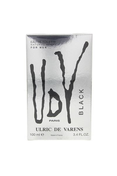 Ulric De Varens EDT Black for Men 100 ml – Elegant Masculine Fragrance, Long-Lasting