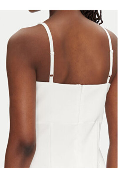 RINASCIMENTO Rochie de cocktail dama bej RINASCIMENTO-CFC0124761003 B021 BIANCO