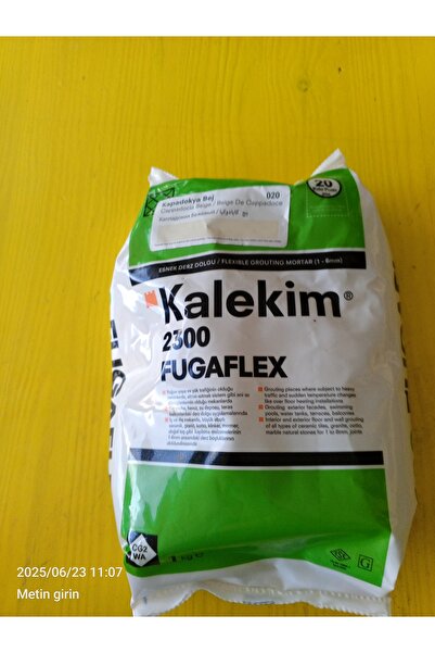 Kalekim Kapadokya bej 1 kğ 2300 fugaflex