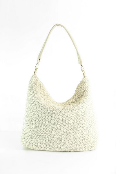 byFOX Fashion Shoulder Strap Rope Braided Lined Casual Women's Hand and Shoulder Bag Width:38Cmlength:32Cmbottom:10.5