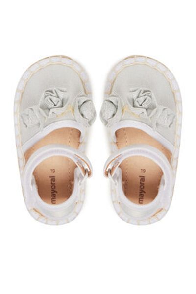MAYORAL Espadrile albe pentru fete MAYORAL-41646 92 WHITE GLOS
