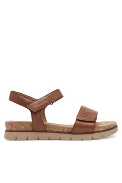 Tamaris Women's Sandals brown TAMARIS COMFORT-8-88710-42 327 COGNAC NAPPA