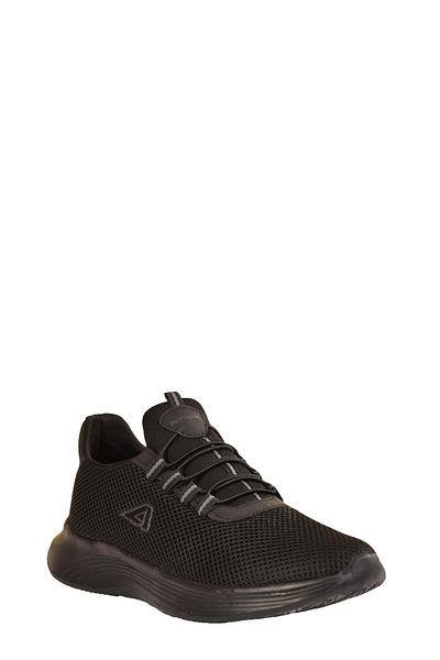 Peta Men's Casual Comfortable Lace-Up Sports Shoes Mesh Anti-Sweat High Sole Sneaker