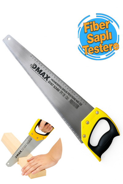 DMAX Fiber Saplı Pala Testere Yay Çeliği 45 cm