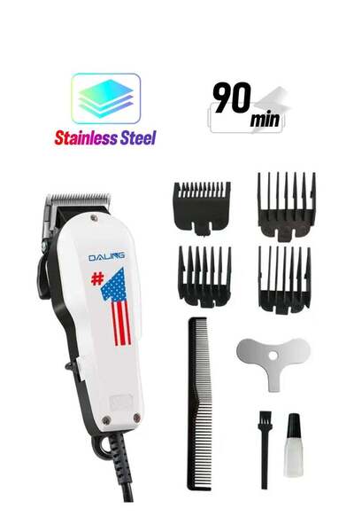 daling ماكينة حلاقة شعر كهربائية احترافية قابلة لإعادة الشحن