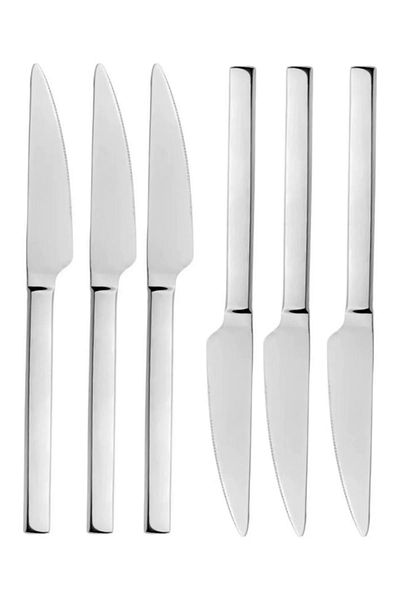 Çelik Express Knife Stick Food Knife Dining Knife 6 Pieces 9 MM Thickness 304 Quality