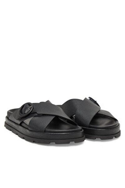 Pollini Flip-flops de damă negri POLLINI-SA28134G0MTD0000 SABOTD.GOMMA40 VIT....