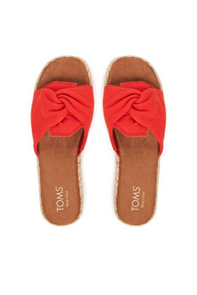 Toms Espadrile portocalii pentru femei TOMS-10021981 RED