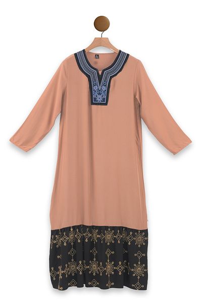 Lilo Co Elegant Embroidered Long Dress